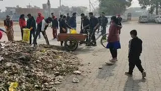 Baba Nanak's Disciples are working to make polythene free Mastuana Sahib