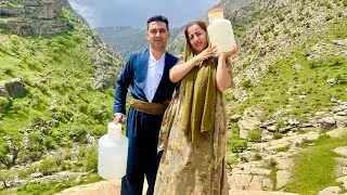 Daily Routine of Kurdish Couple | Living in Village