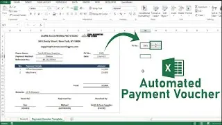 How to Create an Automated Payment Voucher in Microsoft Excel l Learn Accounting Pro Studio