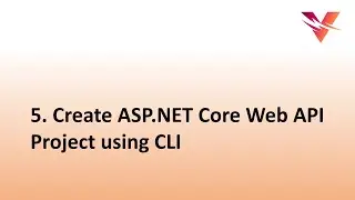 Create ASP.NET Core Web API Project using CLI | ASP.NET Core Web API tutorial