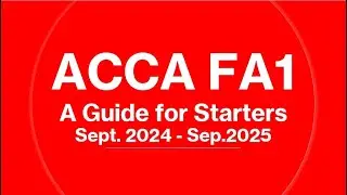ACCA FIA FA1 Lesson 1 from Chap 1