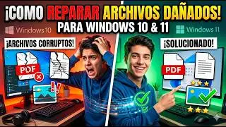 Tu Windows 10 u 11 tiene archivos corruptos y ni siquiera lo sabes — así se reparan gratis