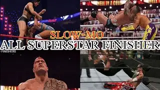 WWE 2K22 ALL SUPERSTAR SLOW-MO FINISHERS