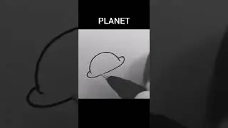 drawing planet simple 