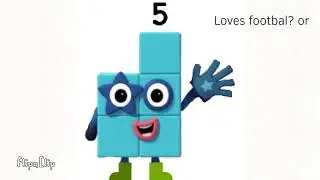 (SECOND POPULAR VIDEO) Numberblock 5 looks…