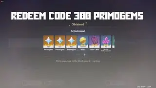 Redeem Code 300 Primogems v1.5 - Genshin Impact