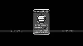 3D NFT ANIMATION #19: NFT Trading Card | 3D NFT Membership Card | 3D NFT Access Pass