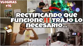 VLOGMAS🎄16 En el apartamento ‼️Trajo lo necesario y🛒 Rectificando que funcione⛽️