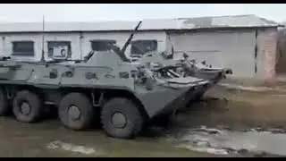 Abandoned Russian vehicles