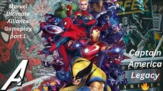 🔥🔥MARVEL ULTIMATE ALLIANCE GAMEPLAY 1💥💥|CAPTAIN AMERICA LEGACY💥💥