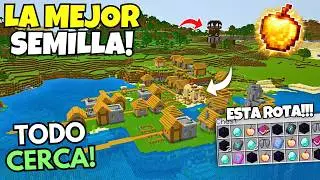 🔥ENCONTRE la MEJOR SEMILLA SURVIVAL para MINECRAFT!!