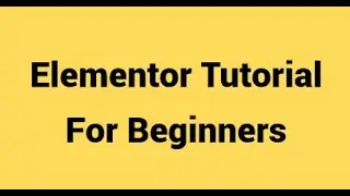 How To Create An Elementor WordPress Website in 2022 II Elementor Tutorial For Beginners  2022