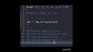 python numpy @ operator