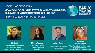Early Years Climate Action Task Force: Listening Session