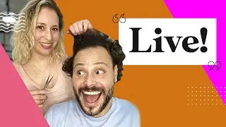 CORTANDO O CABELO E RESPONDENDO PERGUNTAS | LIVE