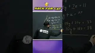 2 equations Vs 3 Variables | BGT | HACK of CAT 🔥 