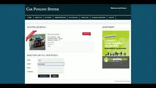 Car Pooling System | PHP and MySQL Project Source Code | PHP MySQL CRUD Project