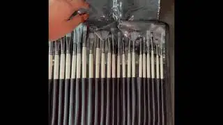 Unboxing of 24 set paint brush  #shorts