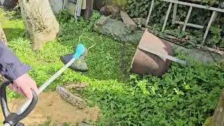 Makita DUR 189 Z  Cordless Grass Trimmer.. Test