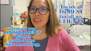 ANNULMENT PROGRESS UPDATE TODAY. #annulment