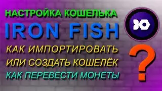 КАК СОЗДАТЬ ИЛИ ИМПОРТИРОВАТЬ КОШЕЛЁК IRONFISH | КАК ПЕРЕВЕСТИ МОНЕТЫ С КОШЕЛЬКА IRONFISH