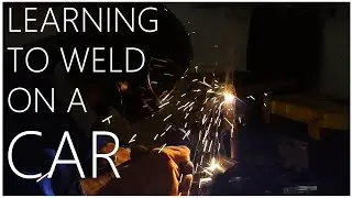 Learning to Weld on a CAR + 123 Distributor | 240z Build