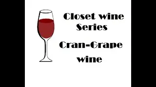 Closet Wine Series: Cranberry-Grape Wine