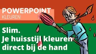 Je huisstijl kleuren bij elkaar in PowerPoint