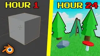 I Tried Learning BLENDER in 24 Hours