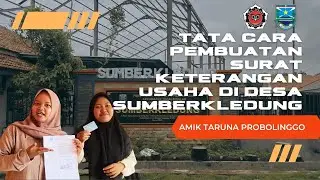 Alur dan proses pembuatan Surat Keterangan Usaha di Desa Sumberkledung-Tugas PJBL
