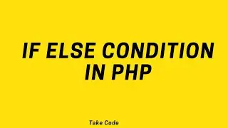 if else condition in php