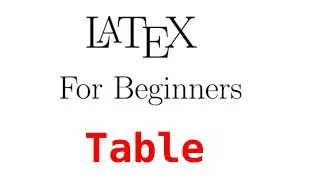 LaTeX Table