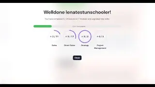 Students progress tracking on Unschooler