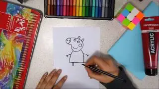 Peppa Pig  Learn How to Draw the loveable cheeky little piggy