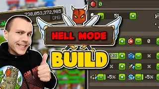 Grow Castle 2024 | Easy Hell Mode Build for Red Crystals