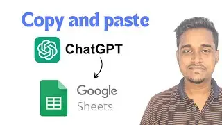 How To Copy And Paste Table From ChatGPT To Google Sheets (Easy guide)