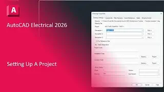 AutoCAD Electrical For BEGINNERS Part 1 - Projects + Drawings
