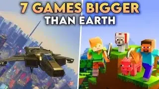 7 MIND-BLOWING OPEN WORLD GAMES || WHICH ARE EVEN BIGGER THAN EARTH 😱😨😨