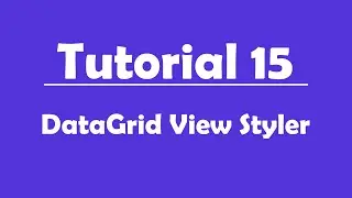 C# DataGrid View Styler - Winforms and Visual Studio IDE