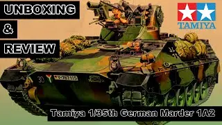 Tamiya 1/35th German Marder 1A2 Unboxing And Review Video