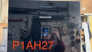 Snaige P1AH27 Черное стекло. Утечка в запенке.