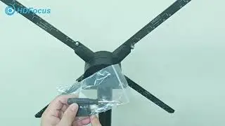 Installation Tutorial for 65cm 3D hologram fan