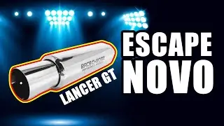 #SeLiga! Escapamento esportivo no Lancer GT com ponteira oval Cromada!