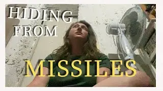 Iran attacks Israel: Hiding from missiles in the bomb shelter | Israel Vlog 95