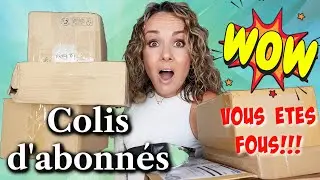 J'OUVRE DES COLIS D'ABONNES : Vous êtes trop forts!!!!