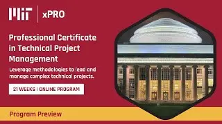 Online Course Preview | Professional Certificate in Technical Project Management at MIT xPRO