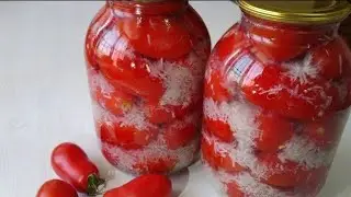 «Помидоры под снегом»! Замечательные рецепты помидоров! Не портится 12 месяцев!