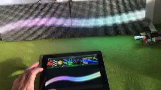 LED hub75 panel test