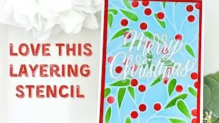 Kristina Werner and Concord & 9 Collection: I Love This Layering Stencil