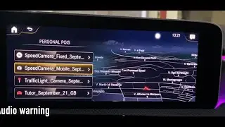 Speed Cameras for Mercedes MBUX Navi